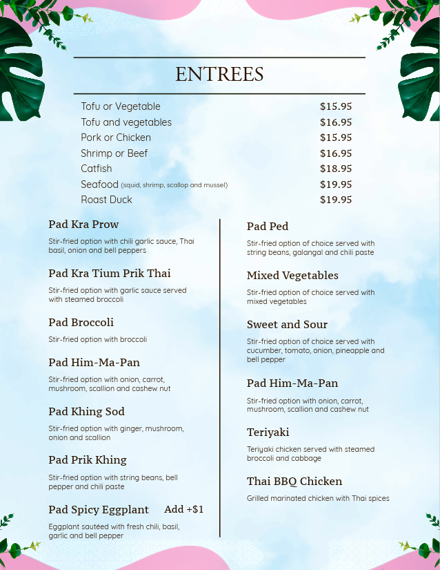 Menu Page 4